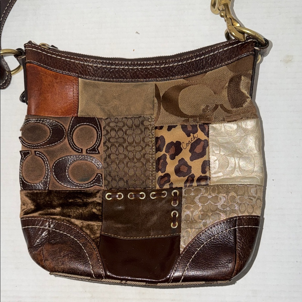 Vintage Coach Patchwork Bag F-124840